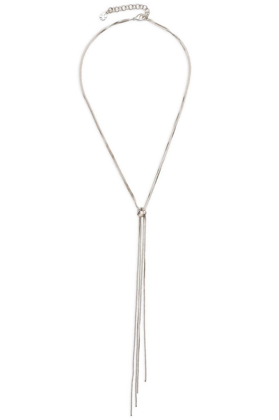 knotted lariat necklace